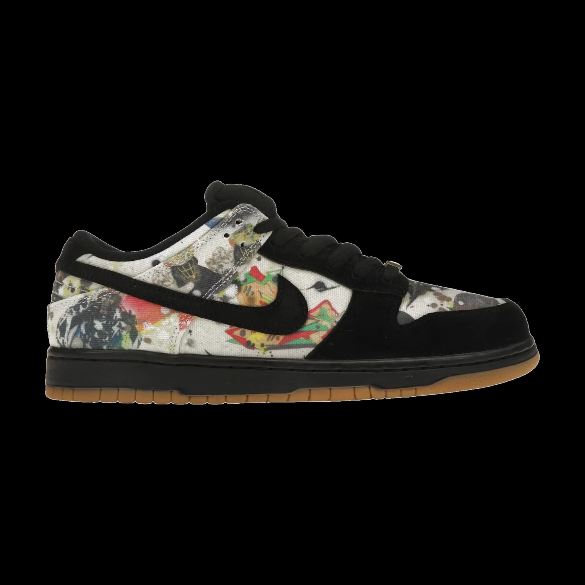 Nike SB Dunk Low Supreme Rammellzee Black