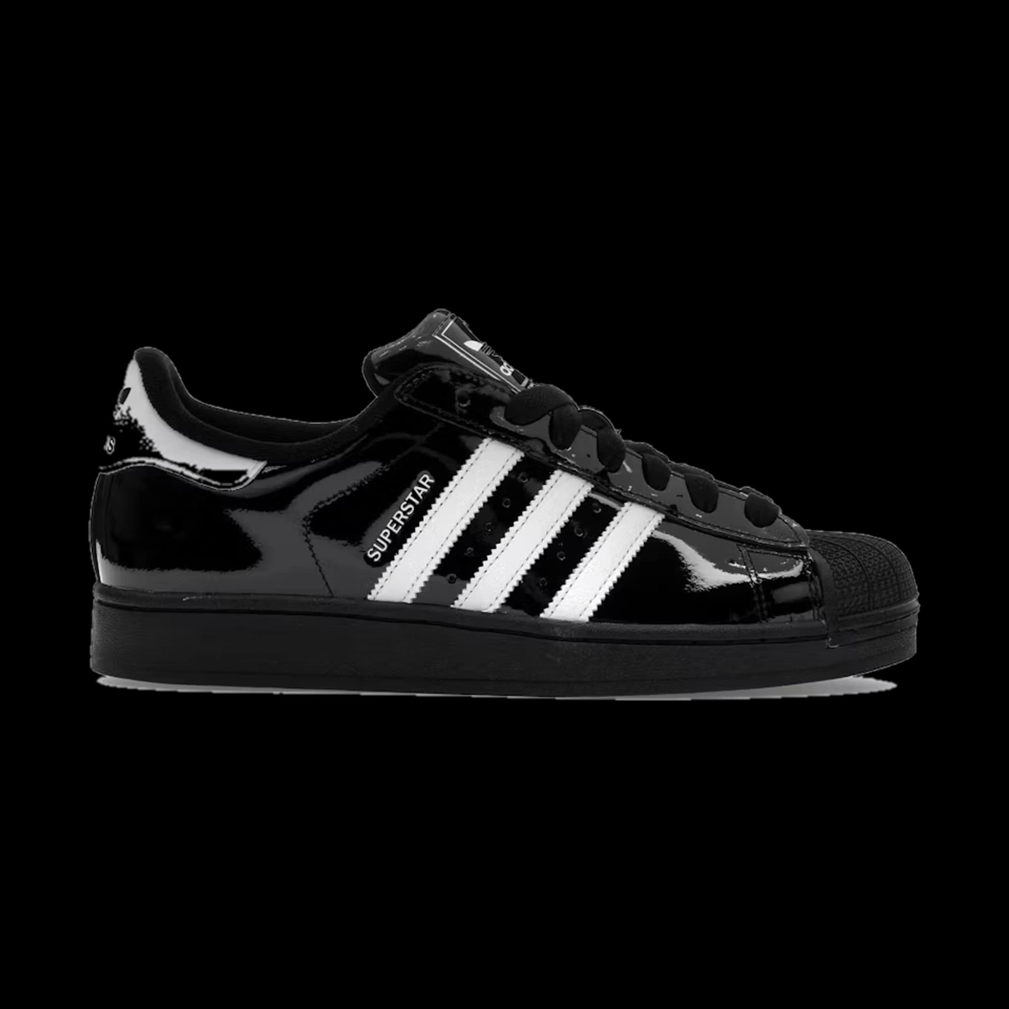 Adidas Superstar II Black Patent Leather