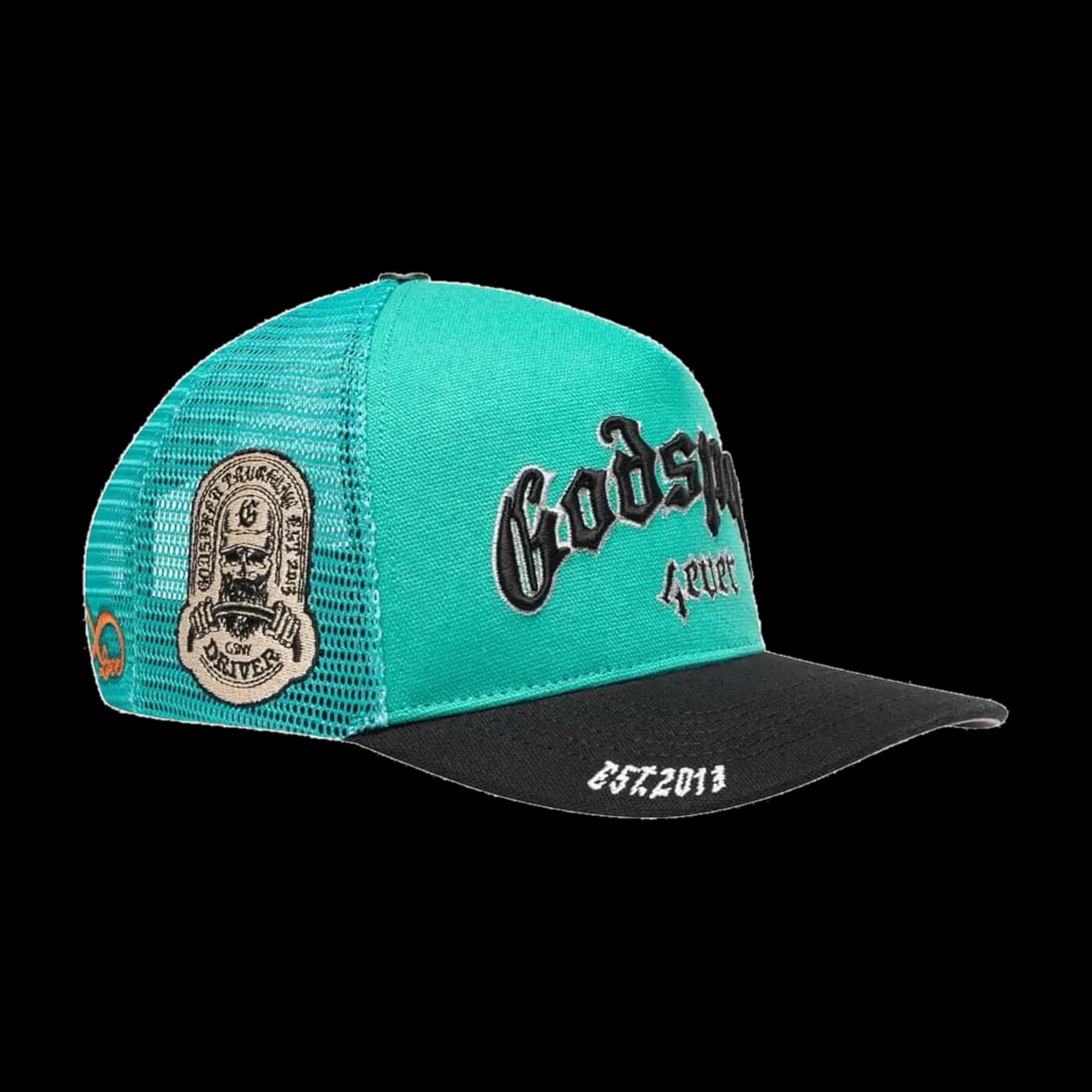 Godspeed Cap 4 Ever Turquoise Black